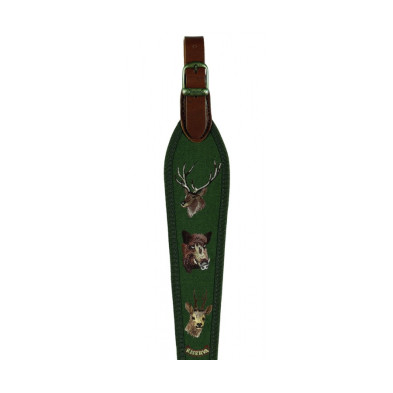 Correa Riserva Cordura Verde 3 Animales