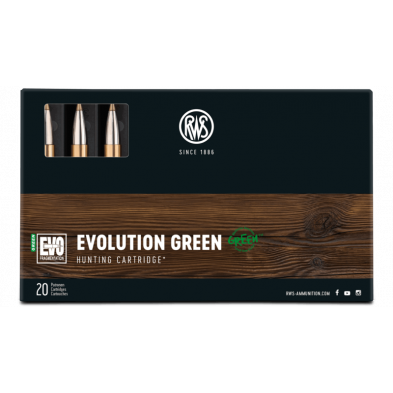 Munición RWS 7 MM Rem.Mag. EVO GREEN 127 grains