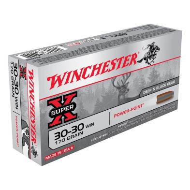 Munición Winchester 30-30 Power Point 170 grains